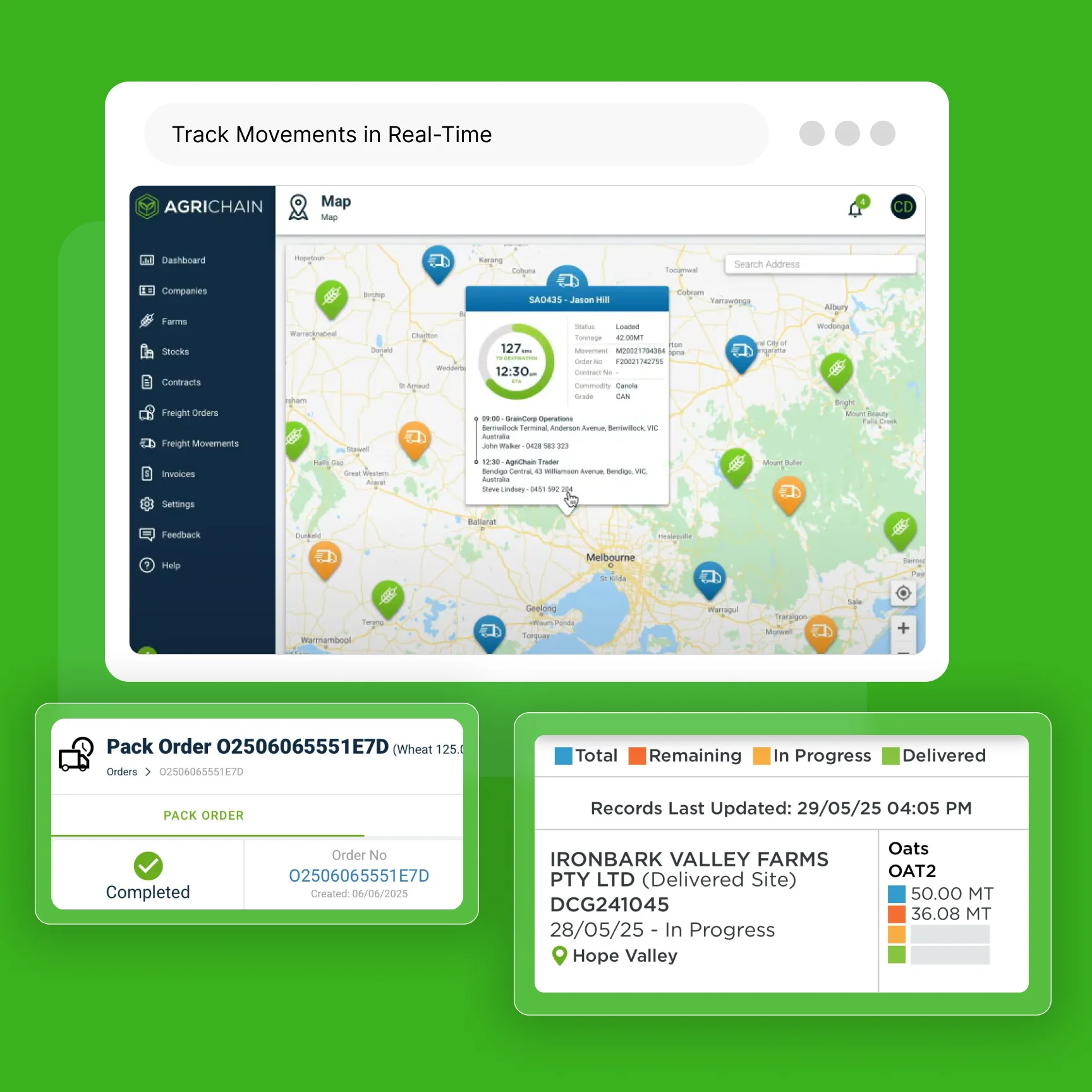 Track Movements in Real-Time
