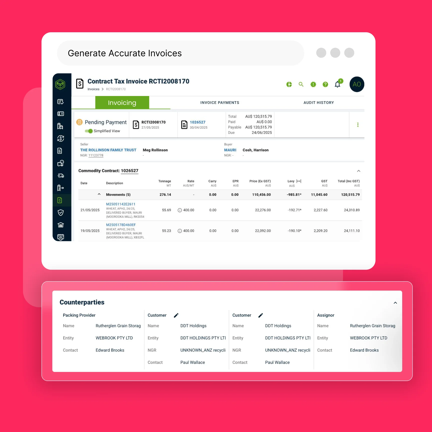 Generate Accurate Invoices